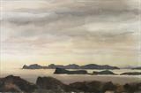 Rabbit island, Tongue Bay, Sutherland by malize mcbride, Painting, Watercolour on Paper