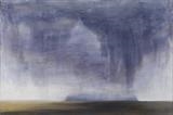 stormy Uluru by malize mcbride, Painting, Acrylic on canvas